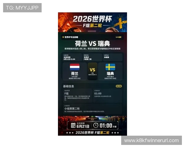 2026年世界杯荷兰对阵瑞典比赛直播时间表及观赛指南详细介绍